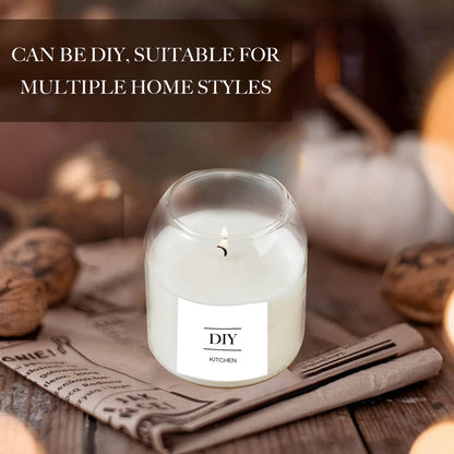 4PCS Glass Jar Storage Container with Ball Cork, 500ML/17Oz Food Storage Containers Clear Wood Cork Bottle Candy Jars Coffee Canister for Beans Nut Sugar Spices Seasonings Kitchen Organizer Christmas
