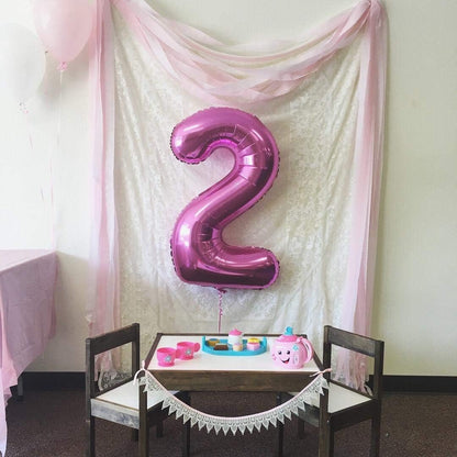 Tellpet Pink Number 2 Balloon - 40 Inch