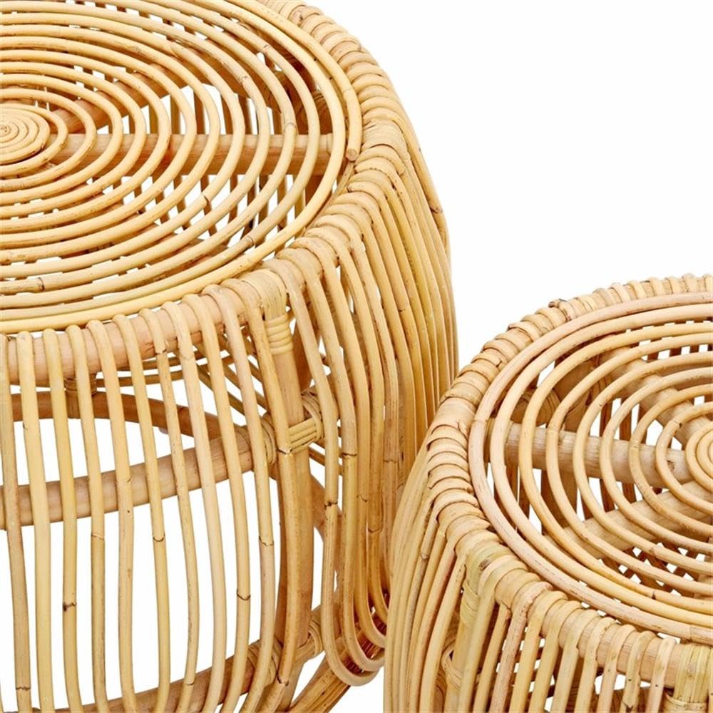 Tov Furniture Azrina Rattan Nesting Tables