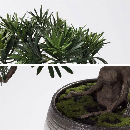 GRFIT Artificial Bonsai Central Round Table with Rotating Decorative Light, Luxury Simulation Flowers for Hotel Table, Tree Ornaments, Greenery Ornaments China Artificial Tree Plant