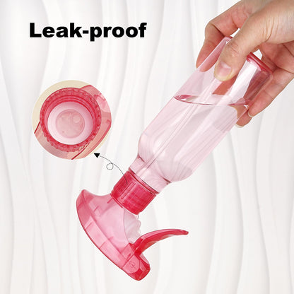 Cosywell Plastic Spray Bottles 8.8oz/260ml 3 Pack Empty Spray Bottle for Cleaning Mist/Stream Heavy Duty Water Spraying Bottle for Cooking Hair Care Essential Oils(Clear)