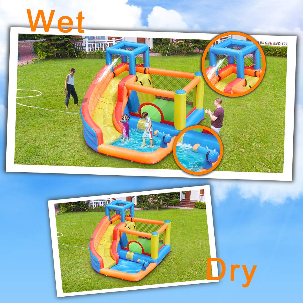 Inflatable Bounce Slide House Jumper Water Slide Park Combo for Kids Outdoor Party