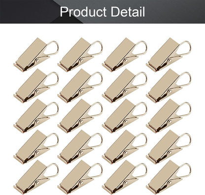 MroMax 60PCS Curtain Clip Hook Set for Home Decoration, Light Gold