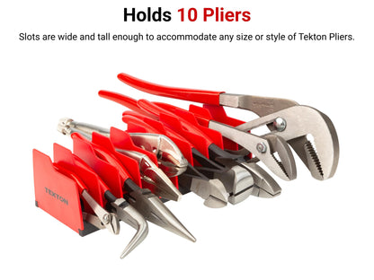 TEKTON 10-Tool Pliers Organizer Rack | ORG41210 | Made in USA