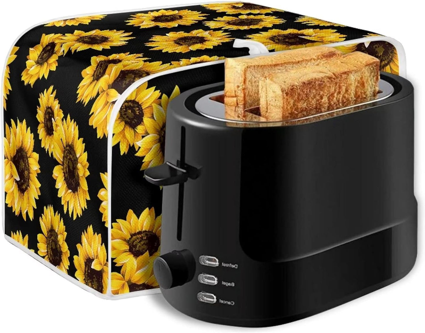 Camo Deer Toaster Cover and Blender Cover Set, Brown Camouflage Dust Cover Case for 4 Slice Small Appliances, Hunting