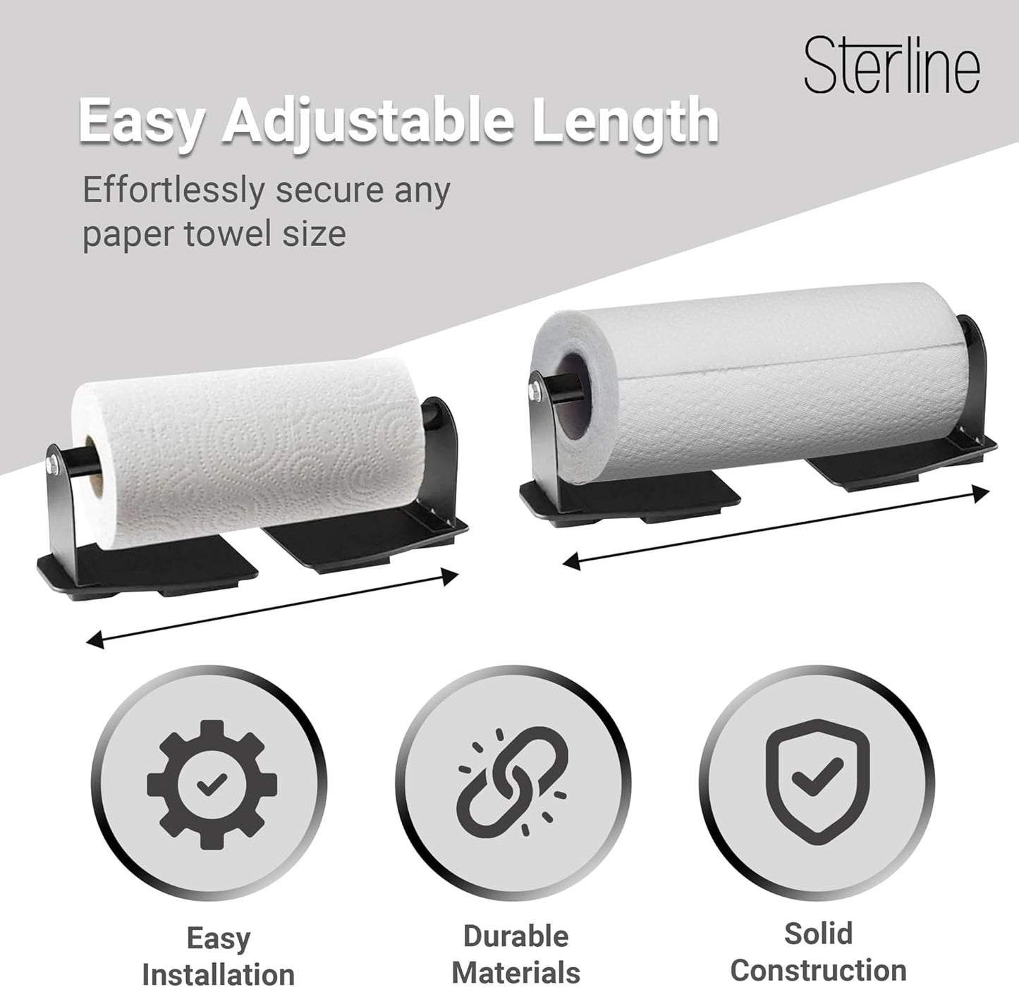 Magnetic Towel Holders - 2-Piece Set, Customizable for Grill, Fridge, Kitchen, RV, Indoor/Outdoor Toolbox Accessories