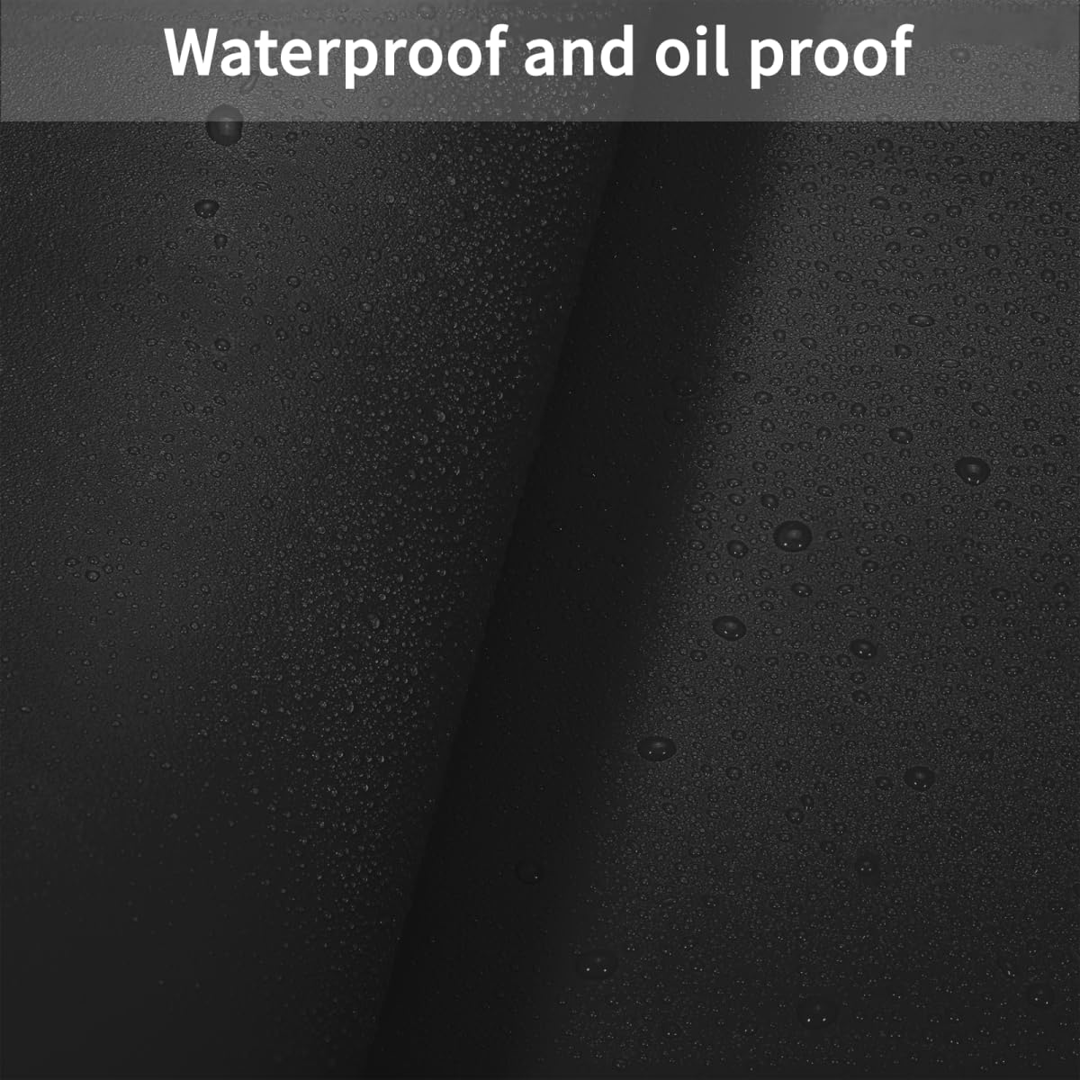 Zinkooat Round Table Mats - Can Be Used On Both Sides Waterproof and Easy to Clean Good Flatness Used for Dining Table(Black+Gray Dia.54Inch)