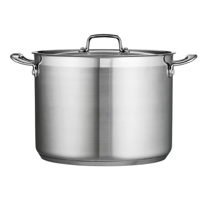 Tramontina Gourmet Stainless Steel 16-Quart Stock Pot with Lid