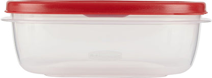 Rubbermaid Easy Find Lids - 9 Cup Food Storage Container in Racer Red | Durable & Convenient