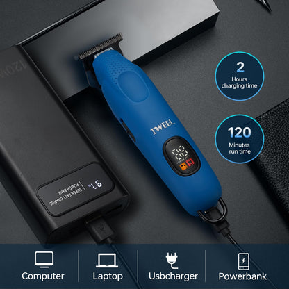 Beard Trimmer for Men Professional Hair Trimmer for Men Hair Clippers Eletric Razor Shavers Zero Gapped T Blade Edgers Liners Cordless Rechargeable Mustache Grooming Kit for Body