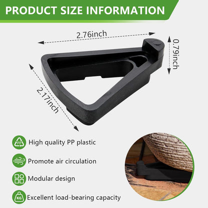 24PCS Plant Pot Feet for Outdoor Planters, Invisible Flower Pot Risers Toes,Indoor Secure Compressive Environmental