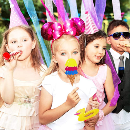 Pool Photo Booth Props for Beach Pool Party, Summer Party Favors, Baby Shower, Birthday, Hawaii