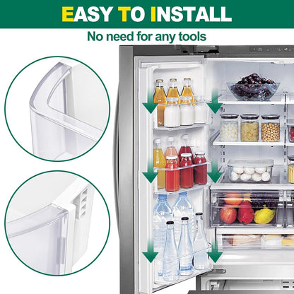 UPGRADED DA97-12935A Refrigerator Door Bin Replacement for Samsung Fridge Parts, Left and Right Door Shelf Basket