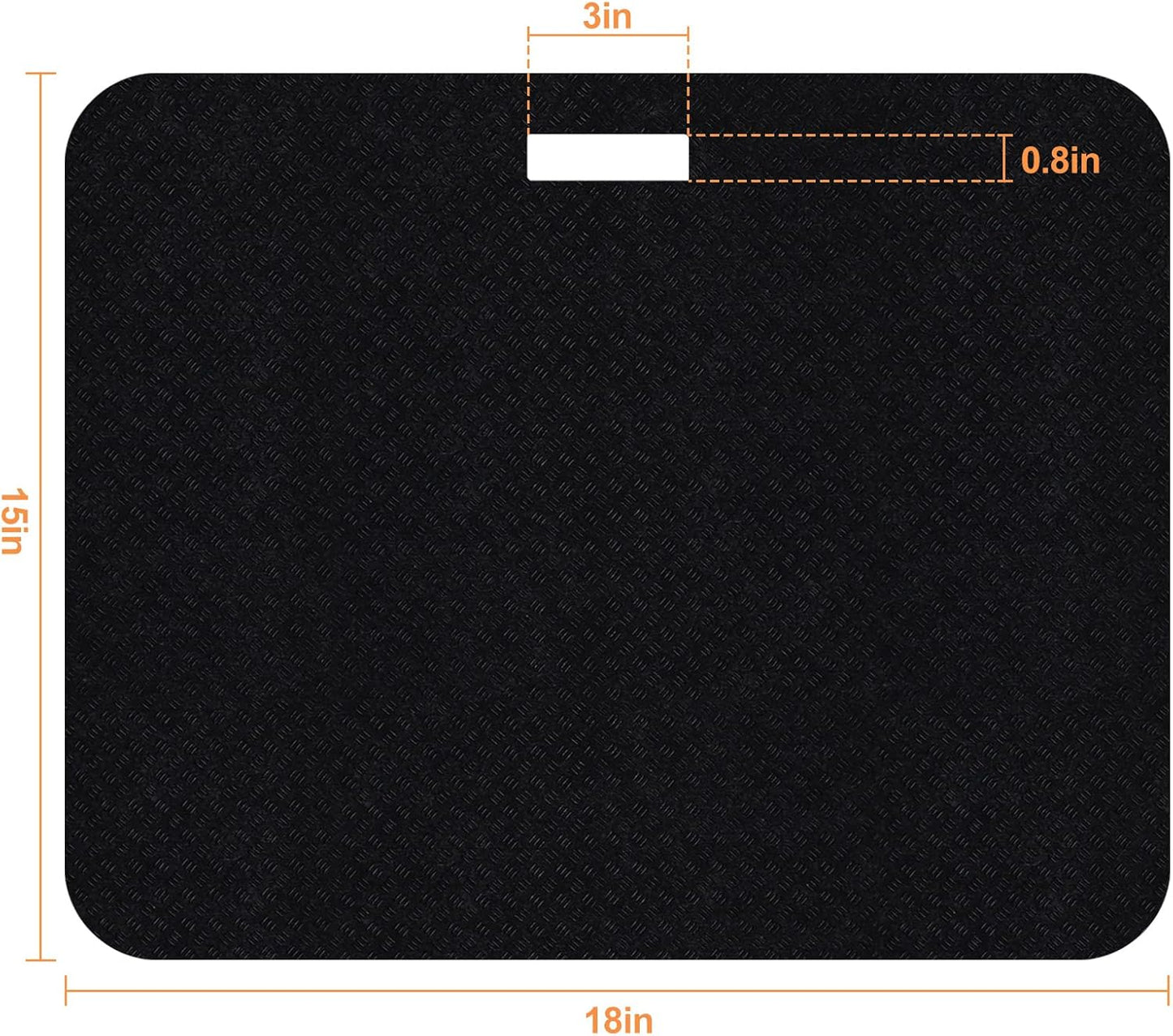 Heat Resistant Mat for Air Fryer, 2 Pcs 15 * 18 in Sliding Caddy Countertop Protector Mat for Most XL Air Fryers