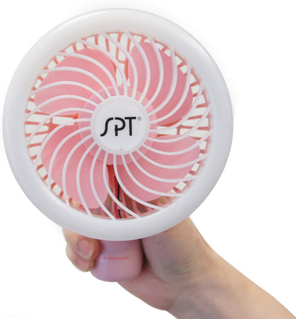 SF-007P: Personal Hand-Held Fan – Pink