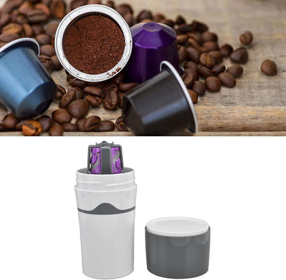 Zerodis Portable Drip Coffee Maker, 450ml Travel Machine for Hot and Cold Brew Coffee (Gray)