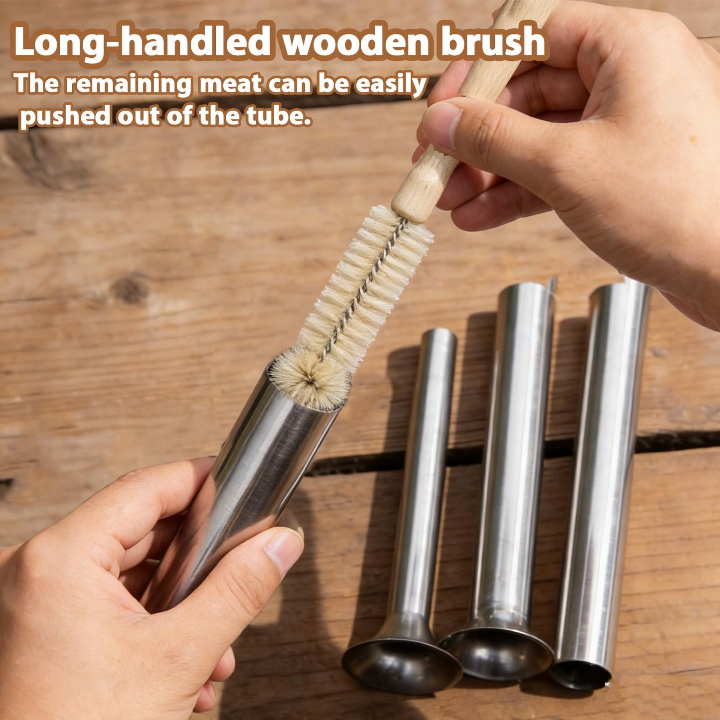Heavy-Duty Multi-Purpose Kitchen Brush Set | for Meat Grinder, Mixer & Home Cleaning | Complete Kit for Stubborn Residue Removal (16-Piece Set)