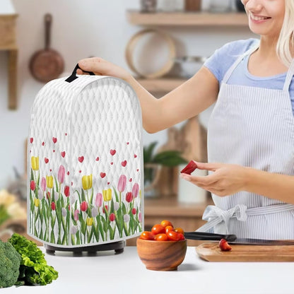 Tulip Flower Blender Cover, Kitchen Home Decor Appliance Cover for Dust Protection, Anti-Stain and Anti-Static