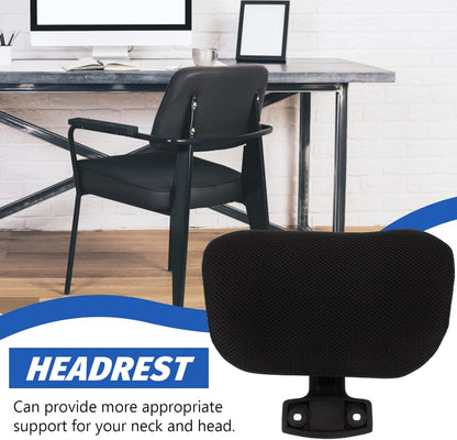 Tofficu Office Chair Headrest Attachment, Adjustable Chair Head Cushion for Office Chair (3.0cm Fixing Clips)