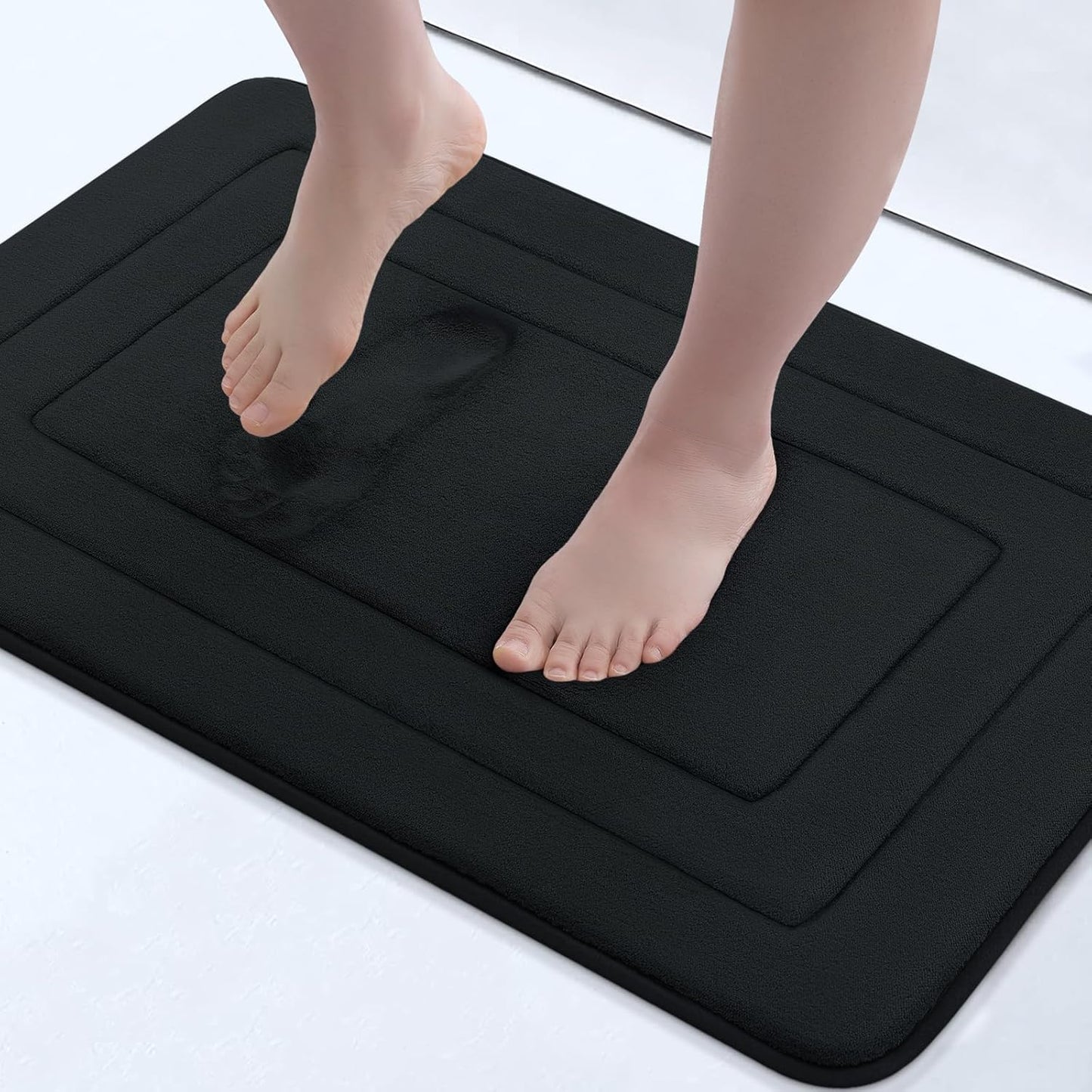Arotive Memory Foam Bathroom Rug Mat 24x16, Ultra Soft and Absorbent Bath Mat for Bathroom Floor