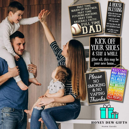 Honey Dew Gifts Meeting in Progress Please Do Not Disturb Hanging Door Sign for Office Commercial Use, 10"x5"