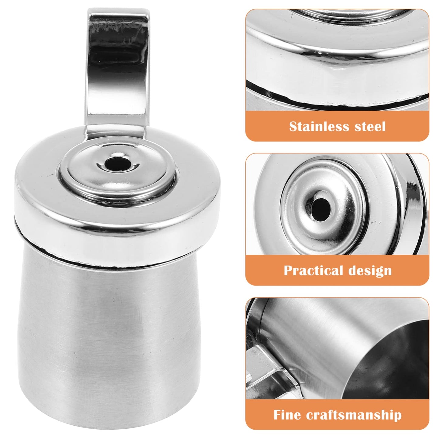 DOITOOL Tea Kettle Whistle Replacement Stainless Steel Teapot Spout Tip Water Boiling Kettle Nozzle Stovetop Teapot Warning Accessory