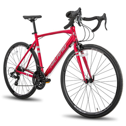 HH HILAND Adult Road Bike 700c Racing Bike with 14 Speeds, Aluminum Frame, Caliper Brake, City Commuter Bicycle for Women Men