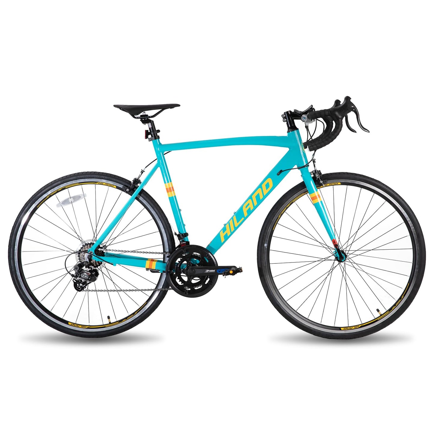 HH HILAND 700c Road Bike 14 Speed, Aluminum Frame Racing Bike, City Commuter Bicycle for Men Women
