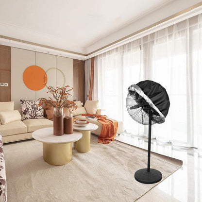 Industrial Heavy Duty Outdoor Floor Fan, Waterproof Dustproof Cover
