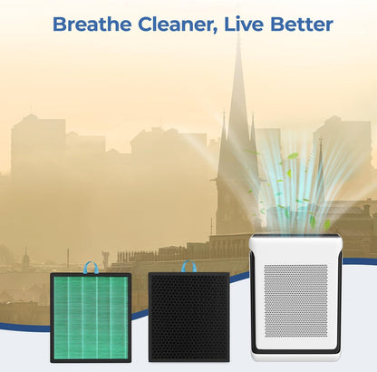 Vital 200S Replacement Filter, Compatible with LEVOIT Vital 200S Air Purifier, 3-in-1 H13 True HEPA, 2-Pack