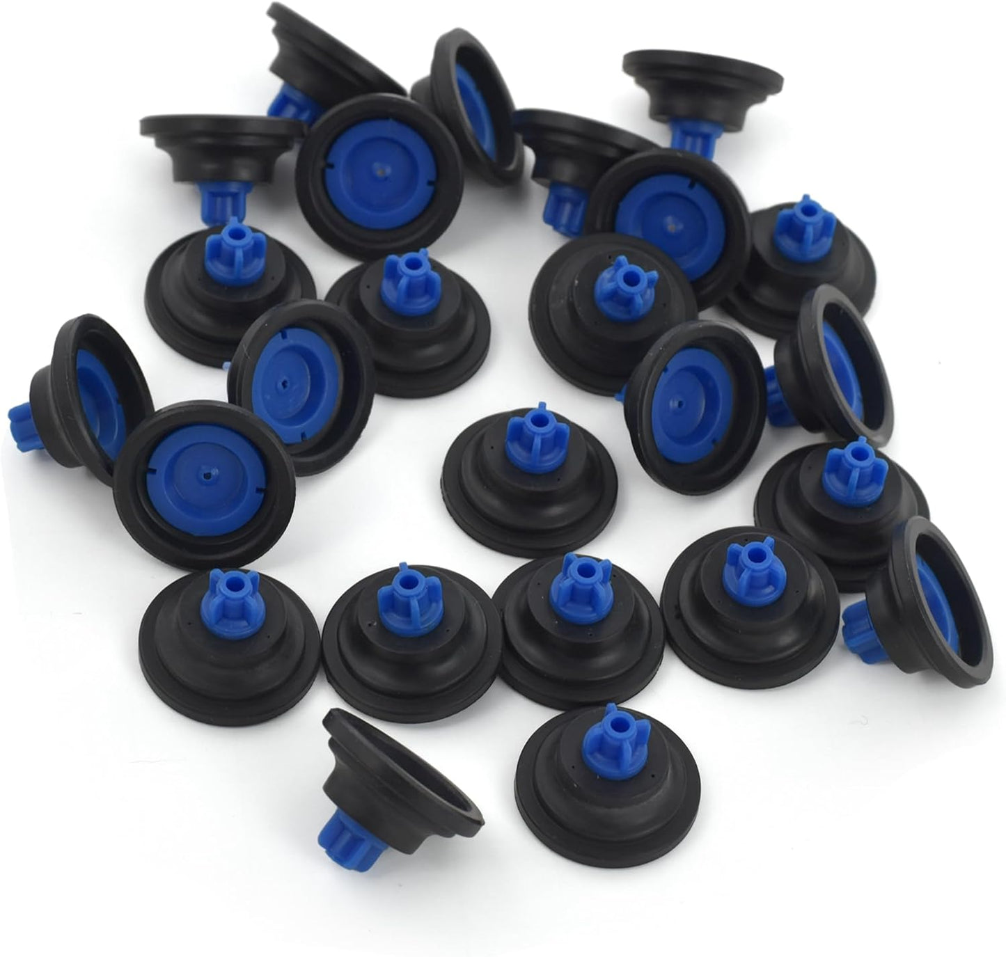 25 Pack Blue Tip Diaphragm Compatible with Wascomat, Huebsch, Speed Queen, Unimac Washing Machines, Replaces 823492,