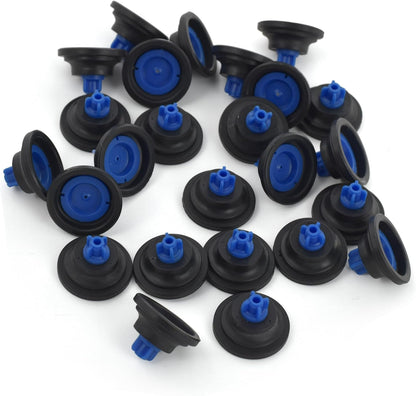 25 Pack Blue Tip Diaphragm Compatible with Wascomat, Huebsch, Speed Queen, Unimac Washing Machines, Replaces 823492,