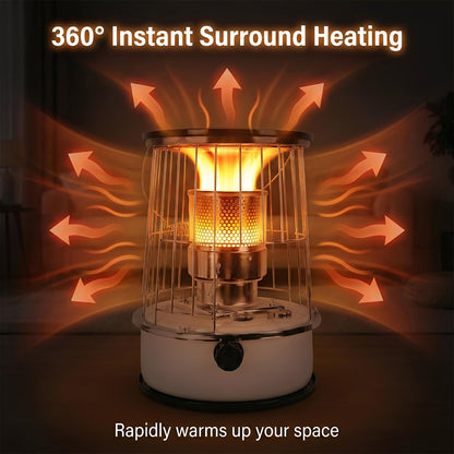 Vikye Indoor Kerosene Heater, 12000 BTU Non Electric Heater 6L Capacity with Tipping Protection,20H Runtime, for Indoor Outdoor Garage Camping