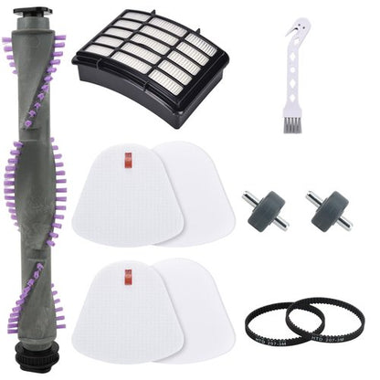 Leadaybetter Brush Roll Filter Replacement for Shark Navigator Lift Away NV350 NV351 NV352 NV356E S2 NV360 NV355 NV356 NV357 NV358 Vacuum Cleaner, with Belt and Wheels