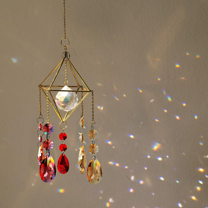 K9 2 60 Pack 20mm PATIKIL Crystal Octagon Beads Holes Pendants, Chandelier Prisms Parts Ornaments Hanging Beads for DIY