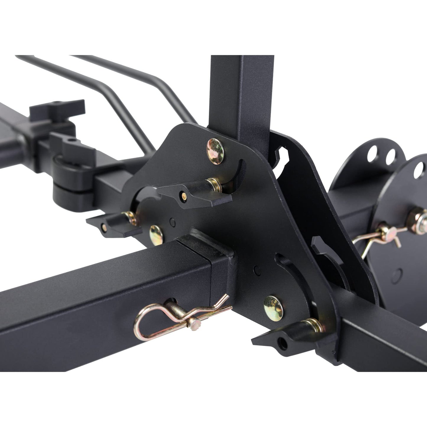 Young 4-Bike Rack Hitch Mount Platform Style Carrier for Cars Trucks SUVs Minivans with 2" Hitch Receiver, 4 Bikes X 40 lbs (160 lbs Total) Load Capacity for 2" Receiver