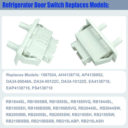 DA34-00006C Refrigerator Door Switch Replacement for Samsung Models DA34-00006D, DA34-00048A