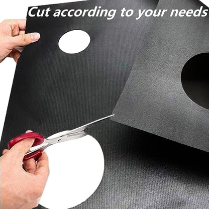 Stove Top Cover Protector, Heat Resistant Grill Mats Outdoor, PTFE Reusable Washable Heat Resistant Gas Stove Liner