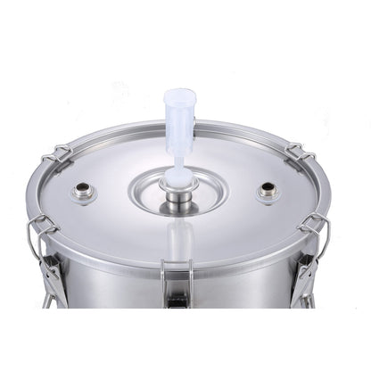 Fermentation tank with chiller for home brewing Stainless steel conical fermenter with cooling system Craft beer Brewery 17 gallon