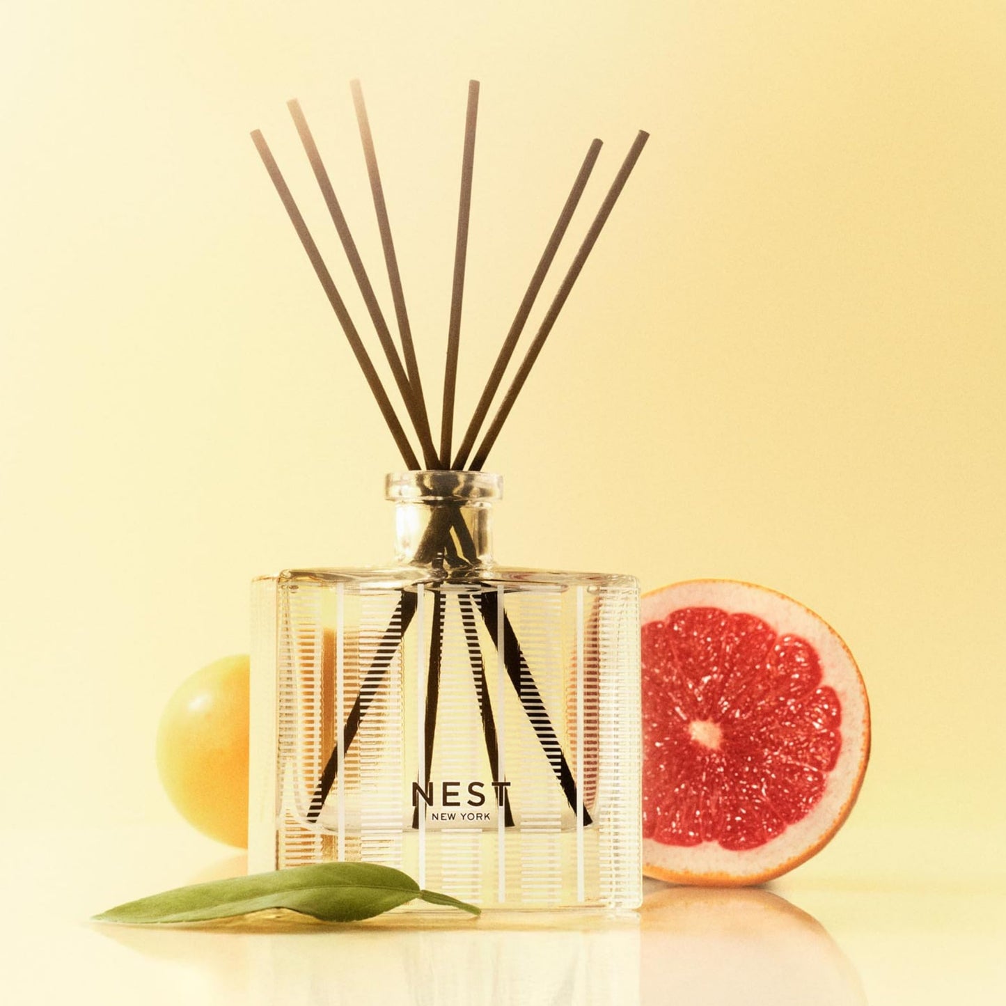 NEST New York Reed Diffuser Liquid Refill, Sicilian Tangerine - 5.9 fl oz - Fragrance for Up to 90 Days - Flame Free