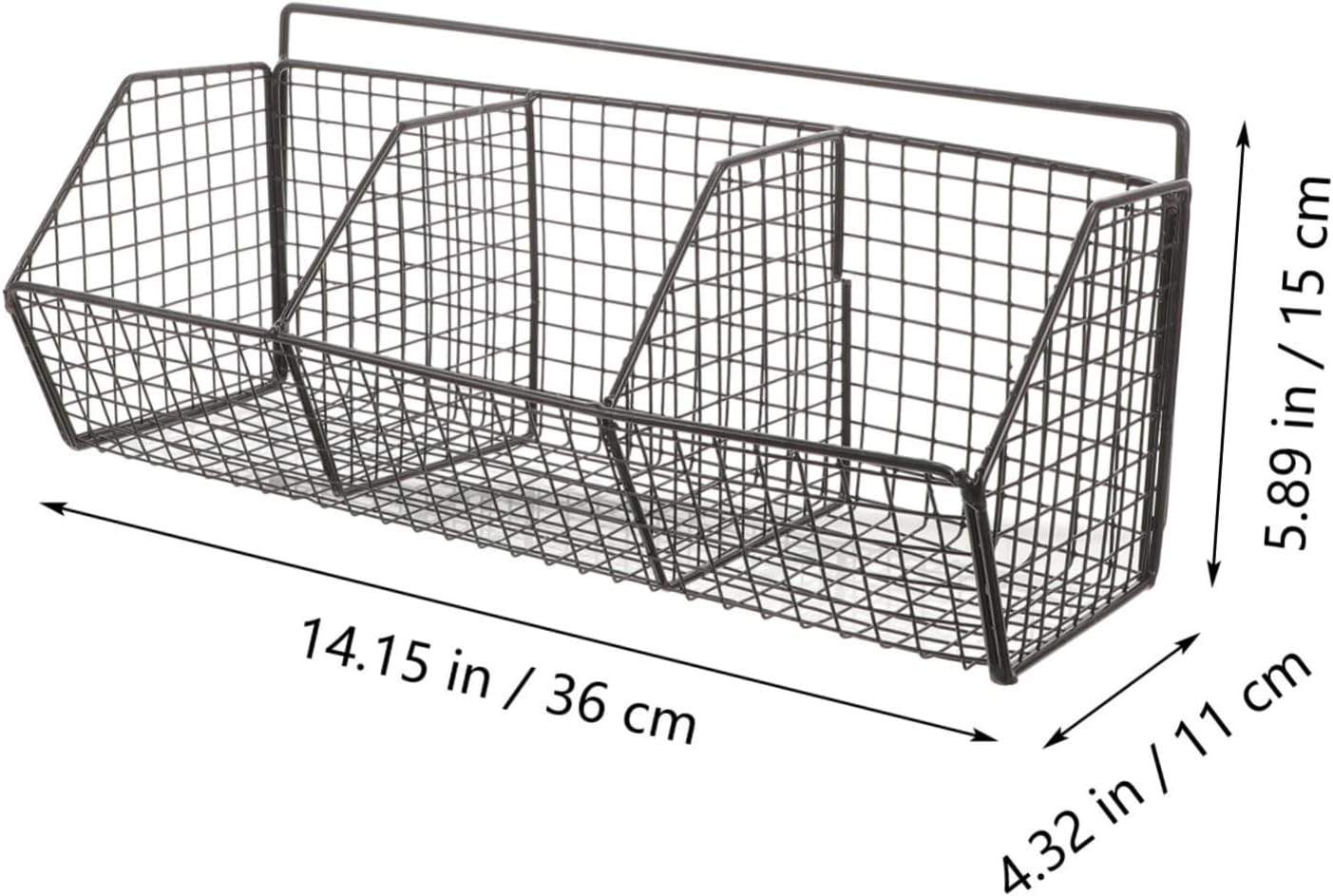 Storage Box Drain Basket Wall Shelf, Single Layer Seasoning Box Organizer for Household and Kitchen