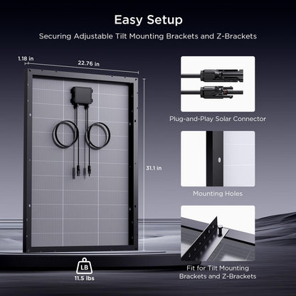 Callsun N-Type 16BB 200 Watt Solar Panel, 2×100W Solar Panels, 25% High Efficiency Monocrystalline PV Module,Compact Space-Saving for RV, Van, Marine, Cabin & Off-Grid 12/24VSystems