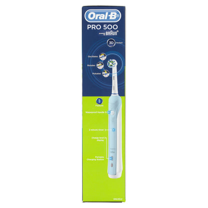Oral-B CrossAction PRO 500 Electric Toothbrush, Multicolor