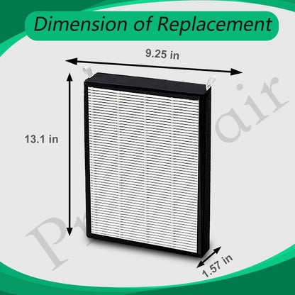 Prestivair 2 Pack 47001 HEPA/Carbon Combo Replacement Filters Compatible with NUWAVE OxyPure Model 47001 47002 47003 47004 47005 and 47006 Air Purifiers