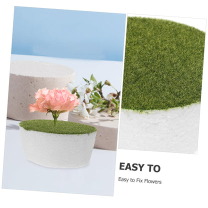 Homsfou 2Pcs Floral Foam Blocks 3.85X3.85X3.54In High Density Craft Foam Insert for Flower Arrangement Bases DIY Floral Supplies for Weddings Events and Home Decoration