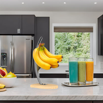 KR. LIF Banana Holder Stand - Stylish Banana Tree Hanger, Space-Saving Banana Rack Stand Hook for Fresh, Ripe Bananas