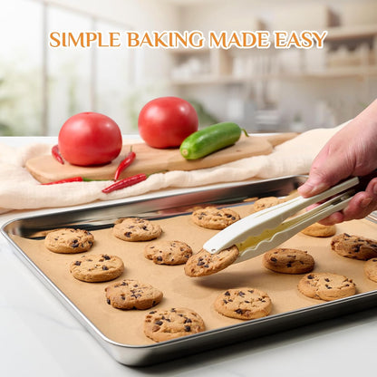 MUCHII Parchment Paper Sheets - 400 Non-Stick Precut Sheets, 12 x 16 Inch for Baking & Cooking