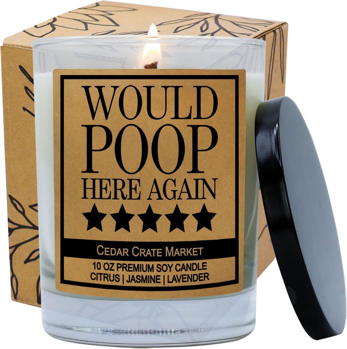 Housewarming Gifts for New Home 2025 - Funny Candle for Women, Men, Friends, Cool Neighbor Present Ideas, 100% Soy Wax