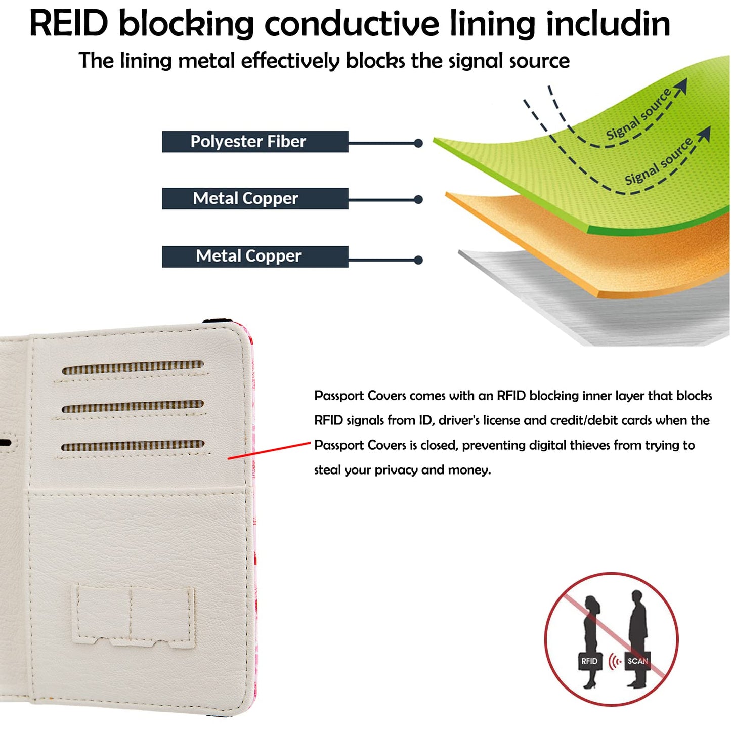 Passport and Vaccine Card Holder Combo Passport Holder with Vaccine Card Slot Wallet Credit Card Protector with RFID Blocking Women Men (Gaming Enthusiast)