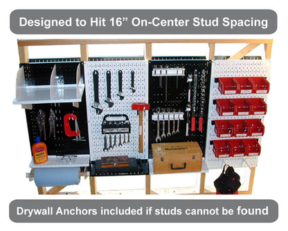 Green Metal Pegboard by Wall Control - 2 Pack